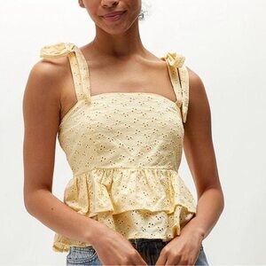 Lost + Wander Eyelet Top